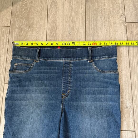 SPANX Jeans Denim Flare Vintage Indigo Blue Pull On Long Y2K 20456R Plus Size 2X - Picture 5 of 11
